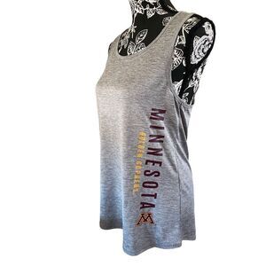 Minnesota Golden Gophers Tank Top Open Back Athletic Athleisure Sports Workout S